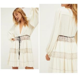 Cream Ivory Cozy Nights Mini Babydoll Dress